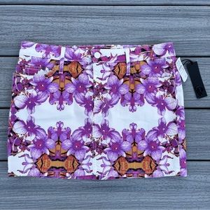 Joe’s Jeans Fuchsia Exotic Orchid Denim Mini Skirt